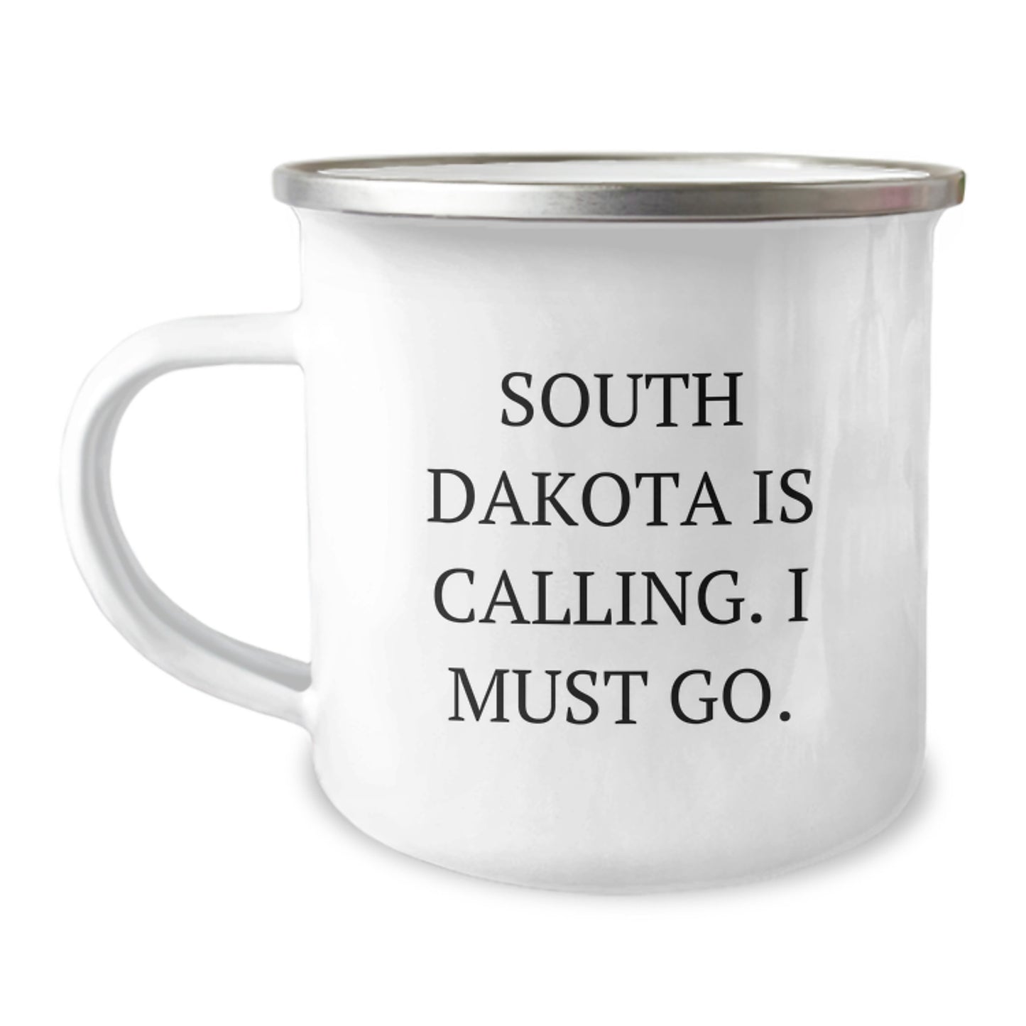 South Dakota Gifts for Friends, Family, and Coworkers - 'South Dakota Is Calling. I Must Go.' Funny Camping Mug for Birthday - Image 1