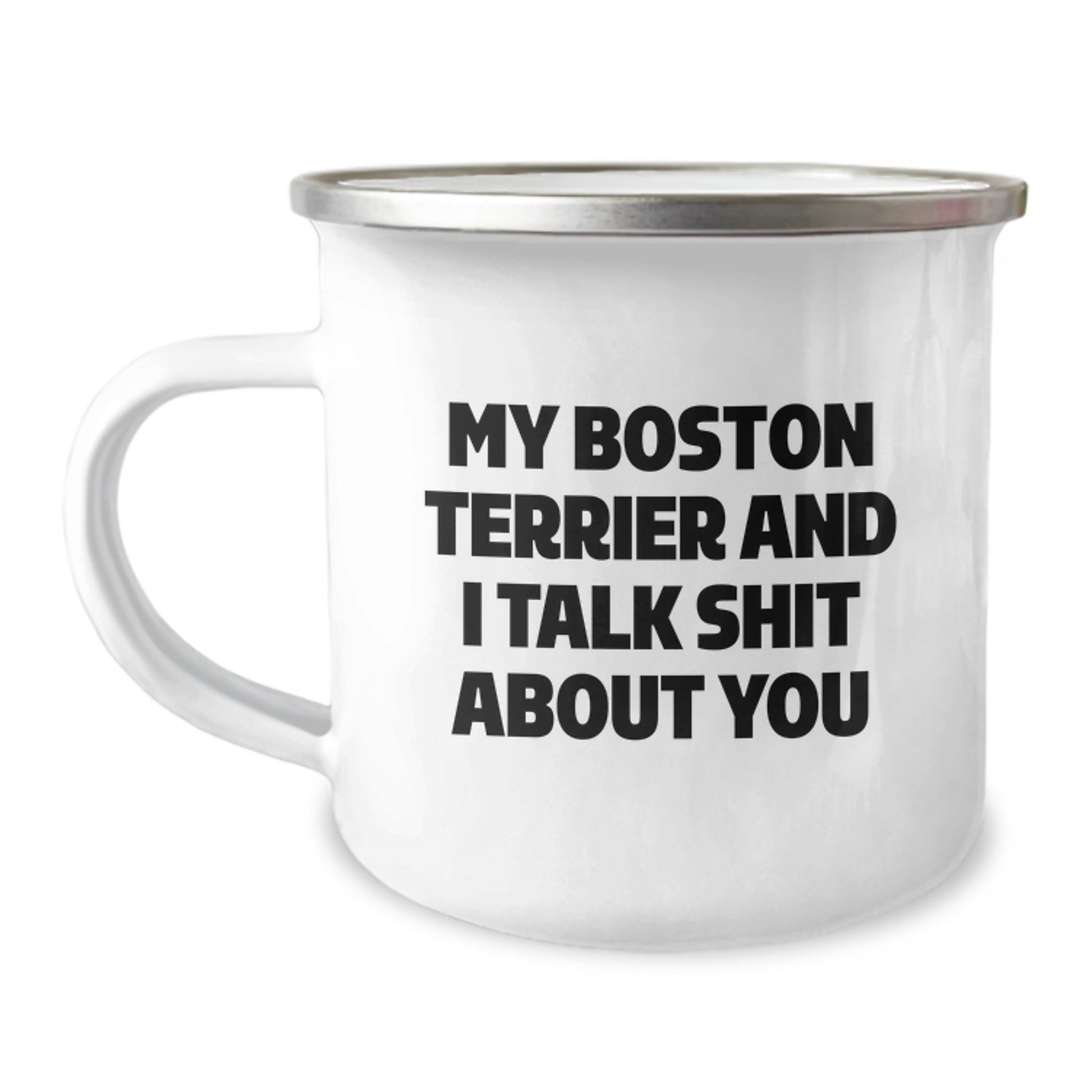 Funny Boston Terrier Dog Lover Gifts from Friends to Men Women Family at Christmas Unique Mugs for Boston Terrier Dog Owners - Image 1