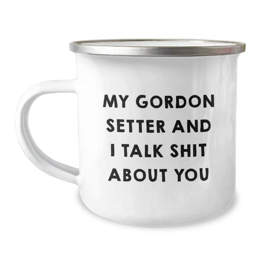 Funny Gordon Setter Dog Gifts for Dad, Camping Mugs with Funny Quote for Father's Day, Gifts from Family or Friends - Image 1