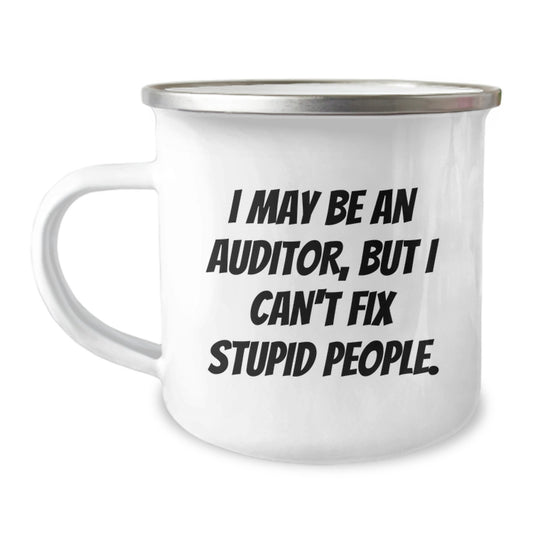 Funny Auditor Gifts for Men - I May Be An Auditor, But I Can't Fix Stupid People. - Christmas Unique Gifts from Friends to Family - Image 1