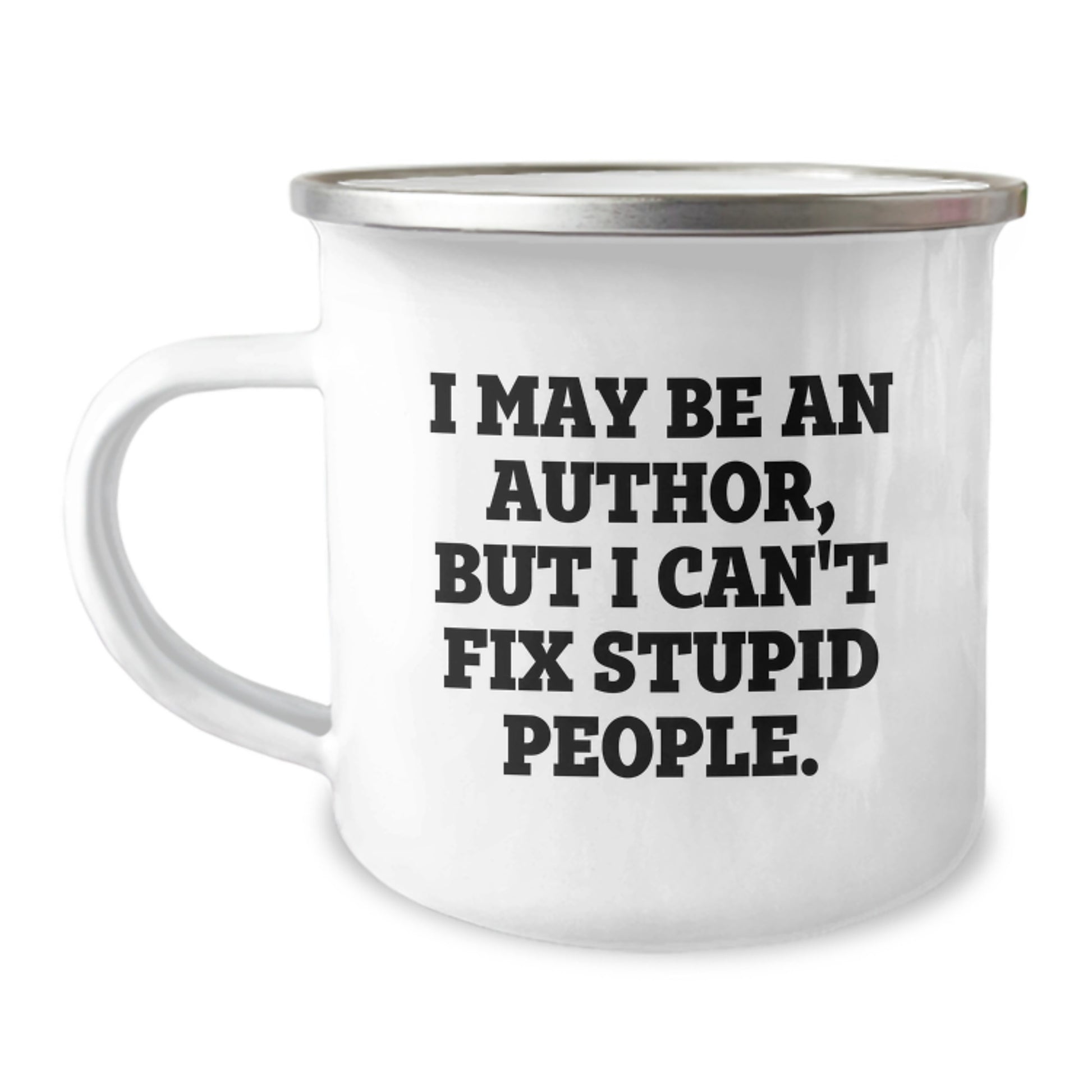 Gifts from Authors to Friends, Funny Author Camping Mugs for Christmas Unique Gifts, Author Quote Mug for Author Enthusiasts - Image 1