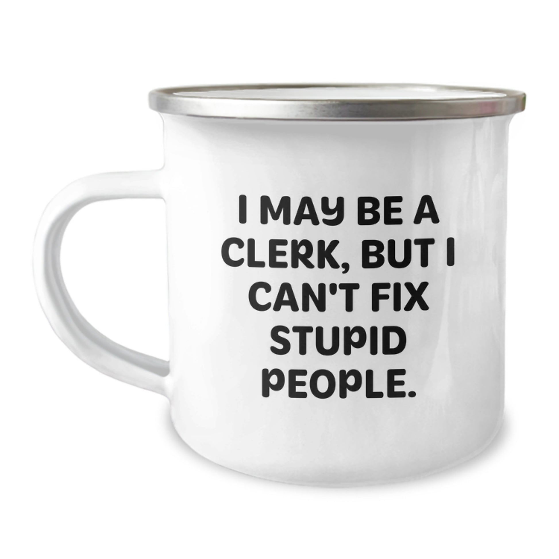 Funny Clerk Camping Mug Gifts from Men to Women - Mother's Day Unique Ideas for Friends Coworkers Family - Image 1