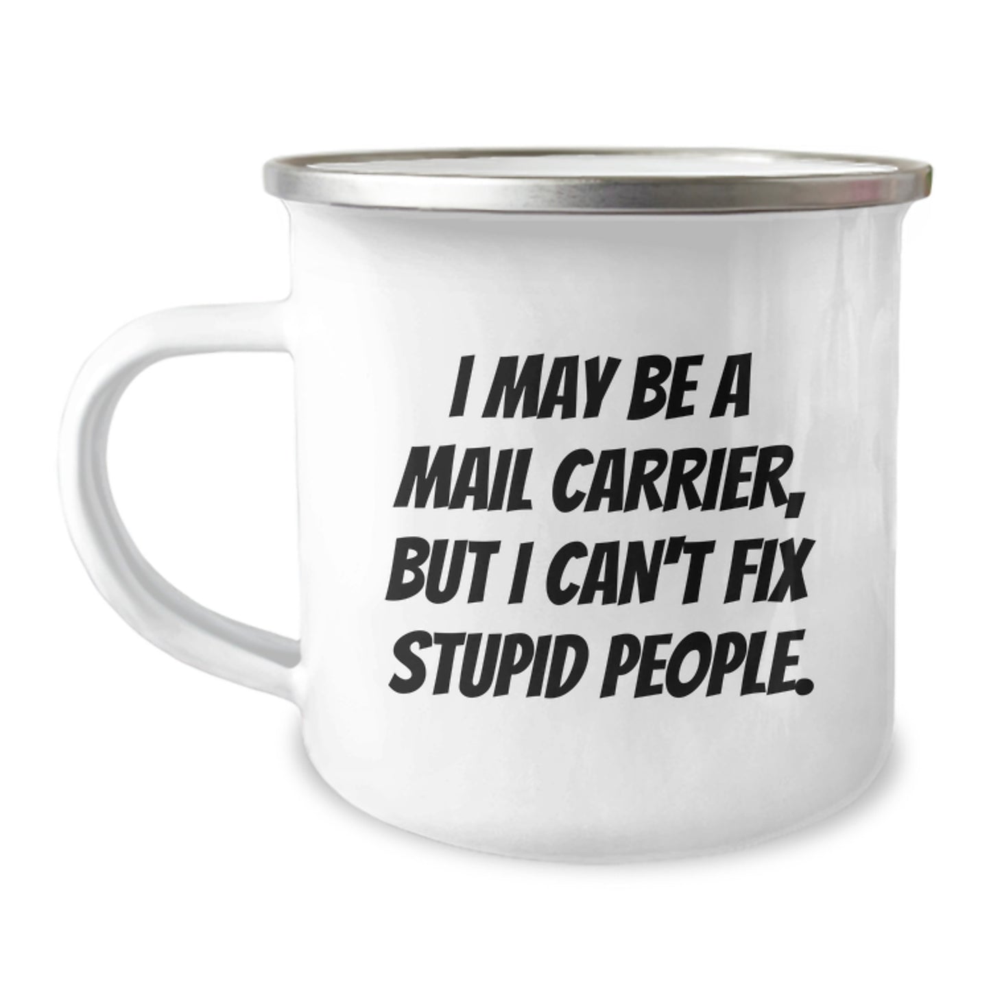 Funny Mail Carrier Camping Mug Gifts from Family Friends for Birthday Unique Presents - Image 1