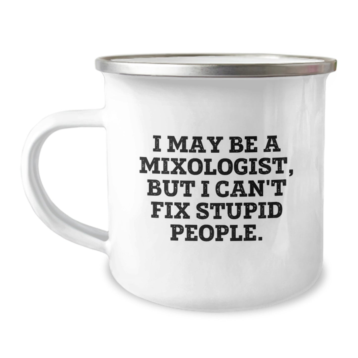 Funny Mixologist Gifts for Friends from Men - Birthday Unique Gifts for Men Mixologist - Camping Mug - Image 1