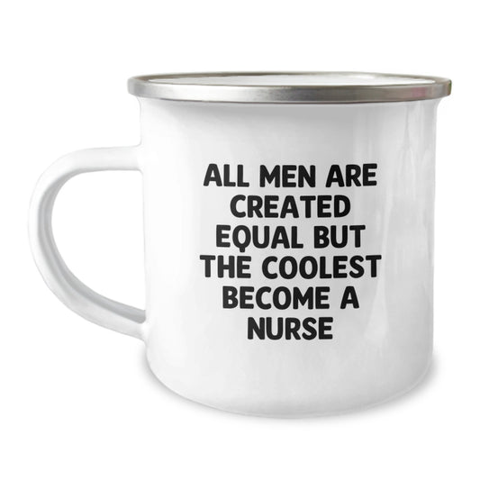 Funny Gifts from Men to Nurses on Graduation Unique Gifts - Nurse Camping Mug - Image 1