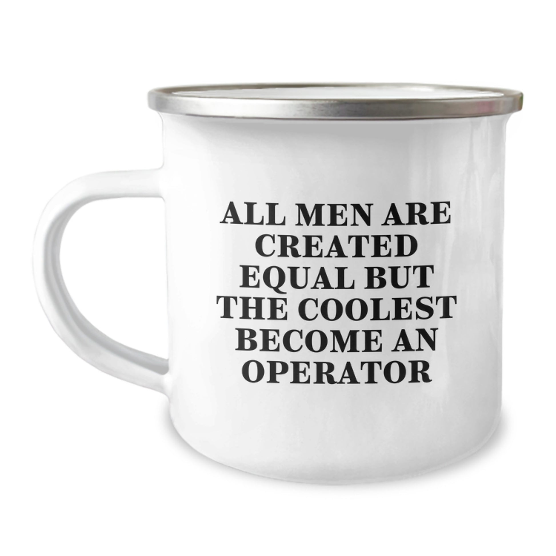 Operator Enthusiast Gifts from Men, Funny Camping Mug for Valentine's Unique Gifts - Image 1
