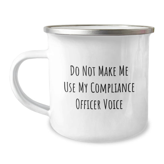 Compliance Officer Gifts, Funny Birthday Unique Mugs for Compliance Officers, Compliance Officer Camping Mug Gifts from Friends - Image 1