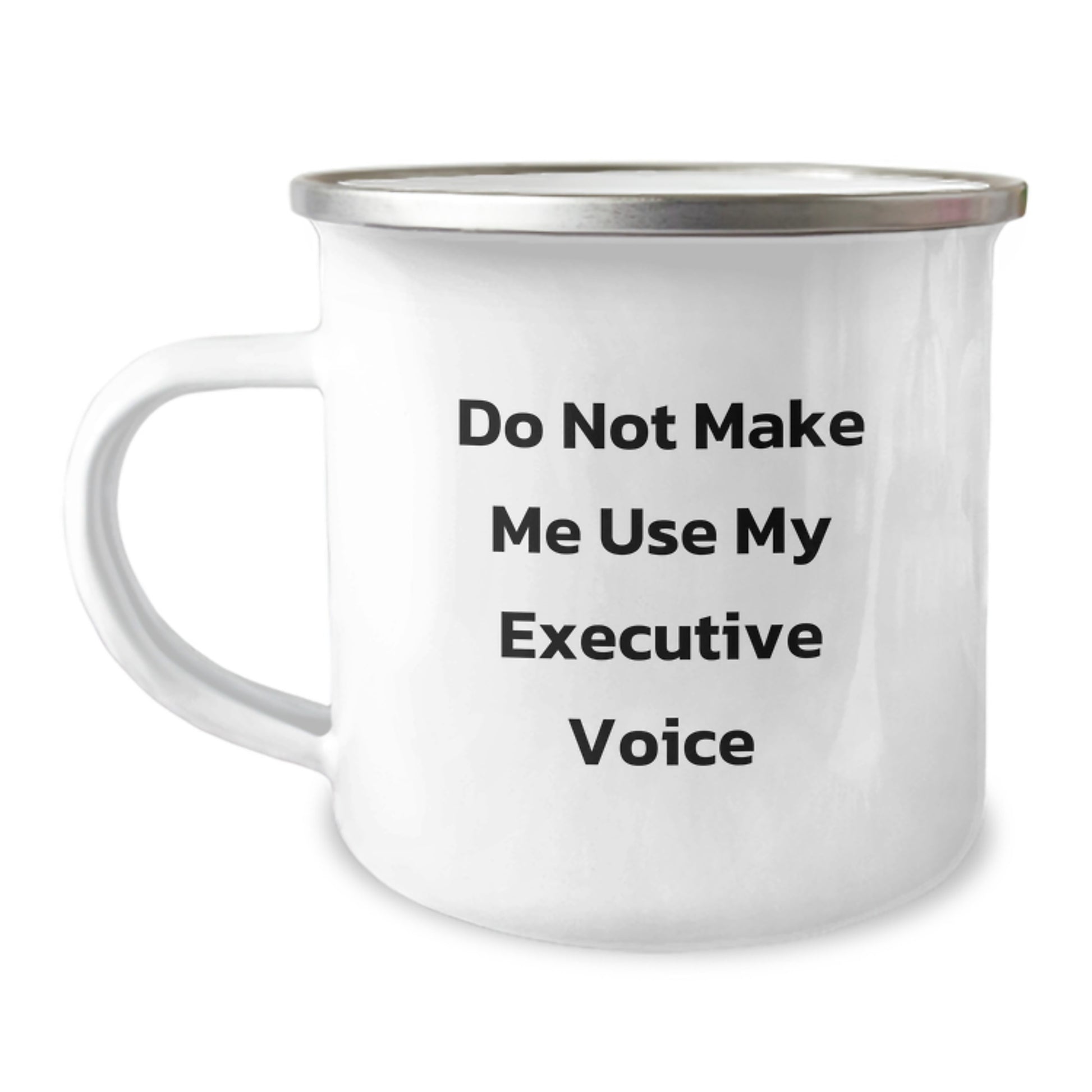 Executive Camping Mug Funny Birthday Unique Gift for Him from Friends to Boss - Image 1