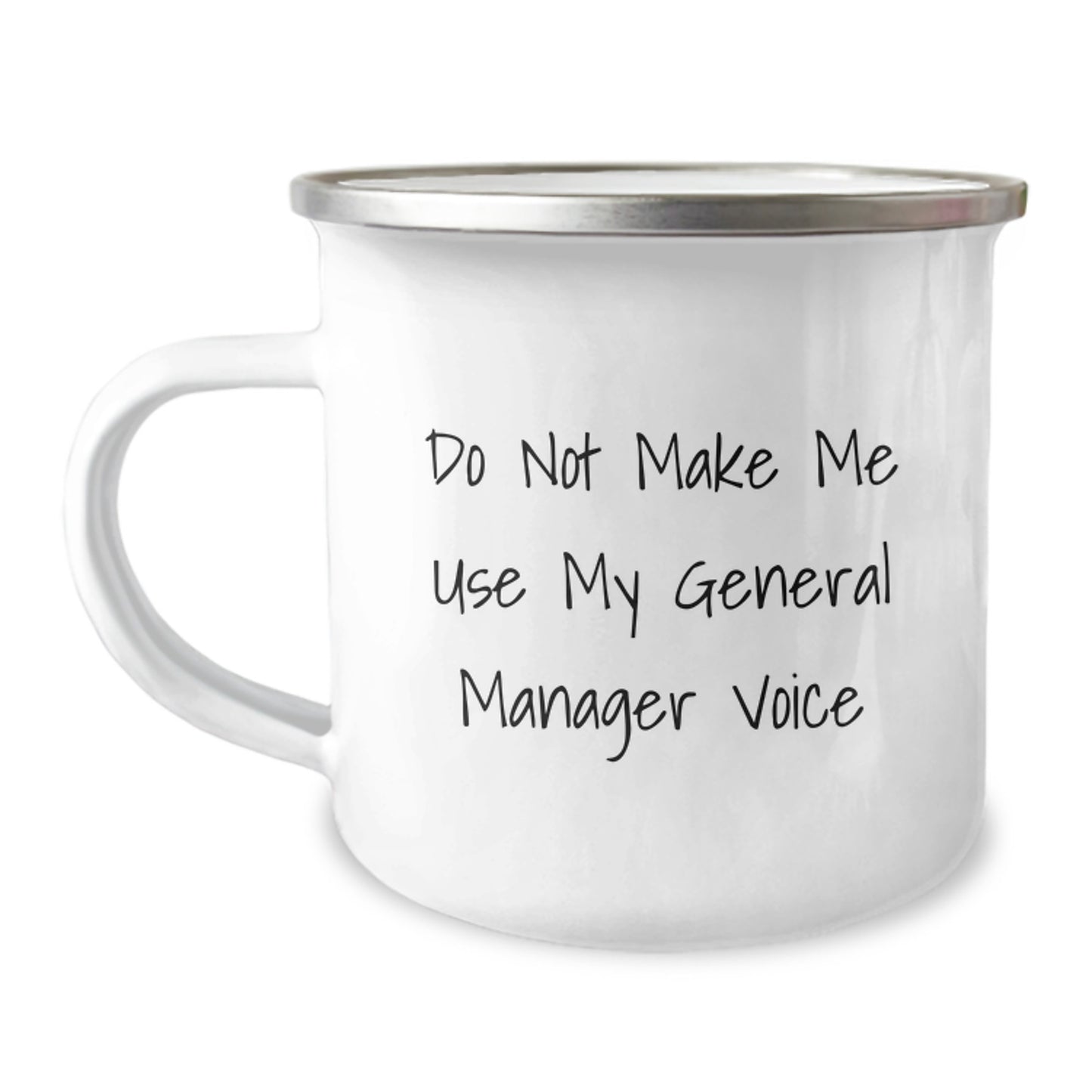 General Manager Lover Gifts from Men Funny Valentine's Unique Mugs, Camping Mug Gifts for General Manager, Stainless Steel with Enamel Finish - Image 1