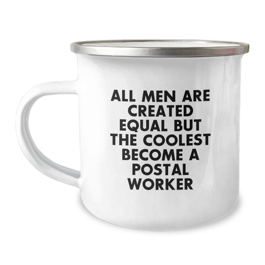 Gifts from Men for Postal Worker Friends Unique Camping Mug - Funny Quote for Christmas - Image 1