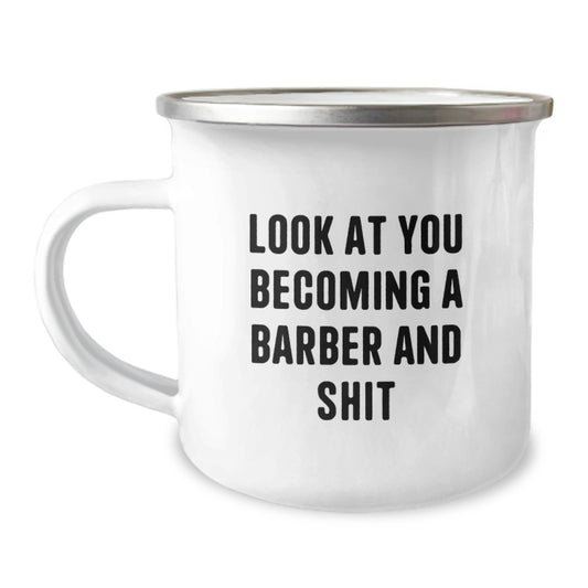Funny Barber Gifts from Friends to New Barbers at Graduation Unique Gifts for Men - Image 1