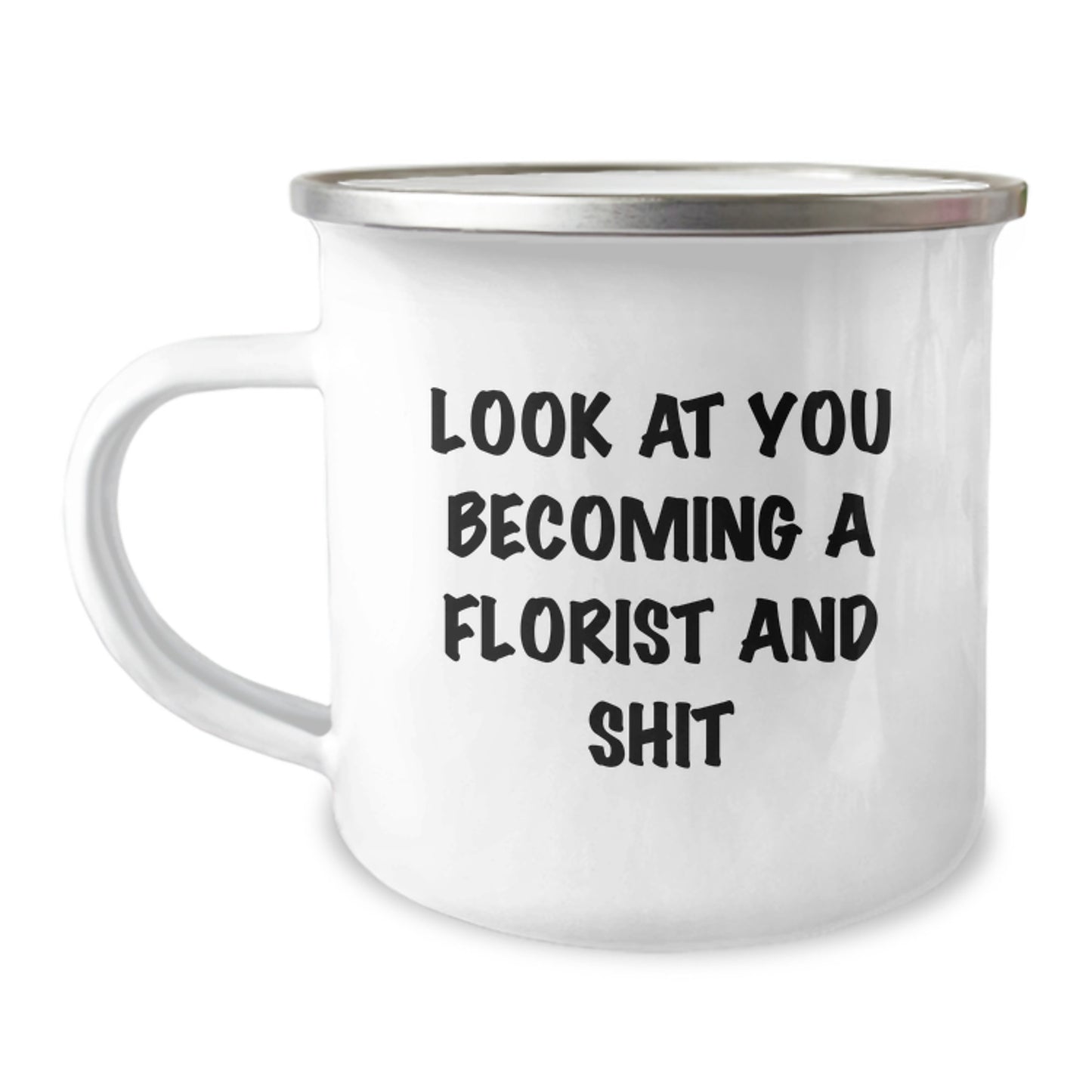 Funny Florist Camping Mug Gifts for Florist Friends from Family - Image 1