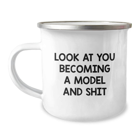 Funny Model Gifts Model Becoming A Model And Shit Christmas Unique Model Gifts for Model Friends - Image 1