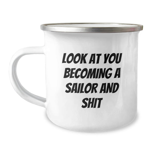 Funny Sailor Camping Mugs Gifts for Men from Friends on Christmas Unique - Image 1
