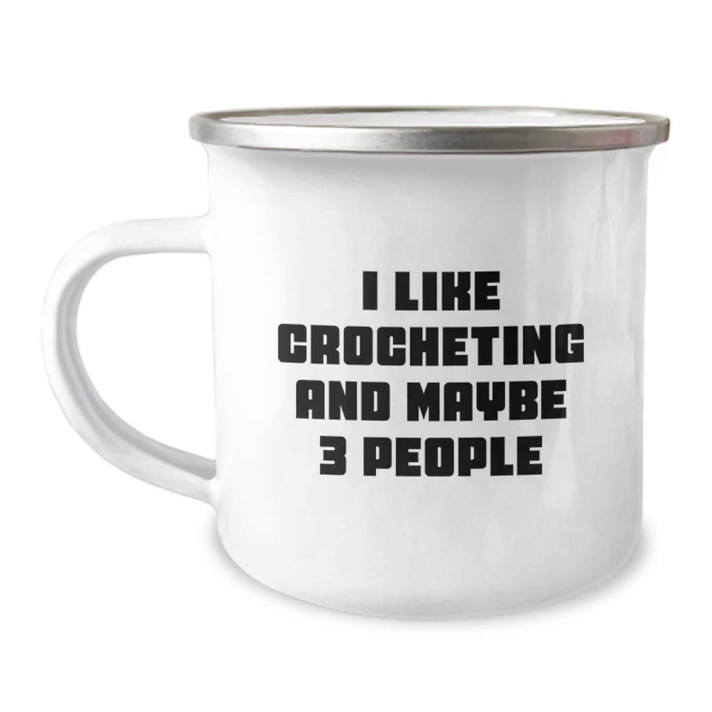 Funny Crocheting Gifts for Mom Mother's Day Unique Camping Mug from Men - Image 1