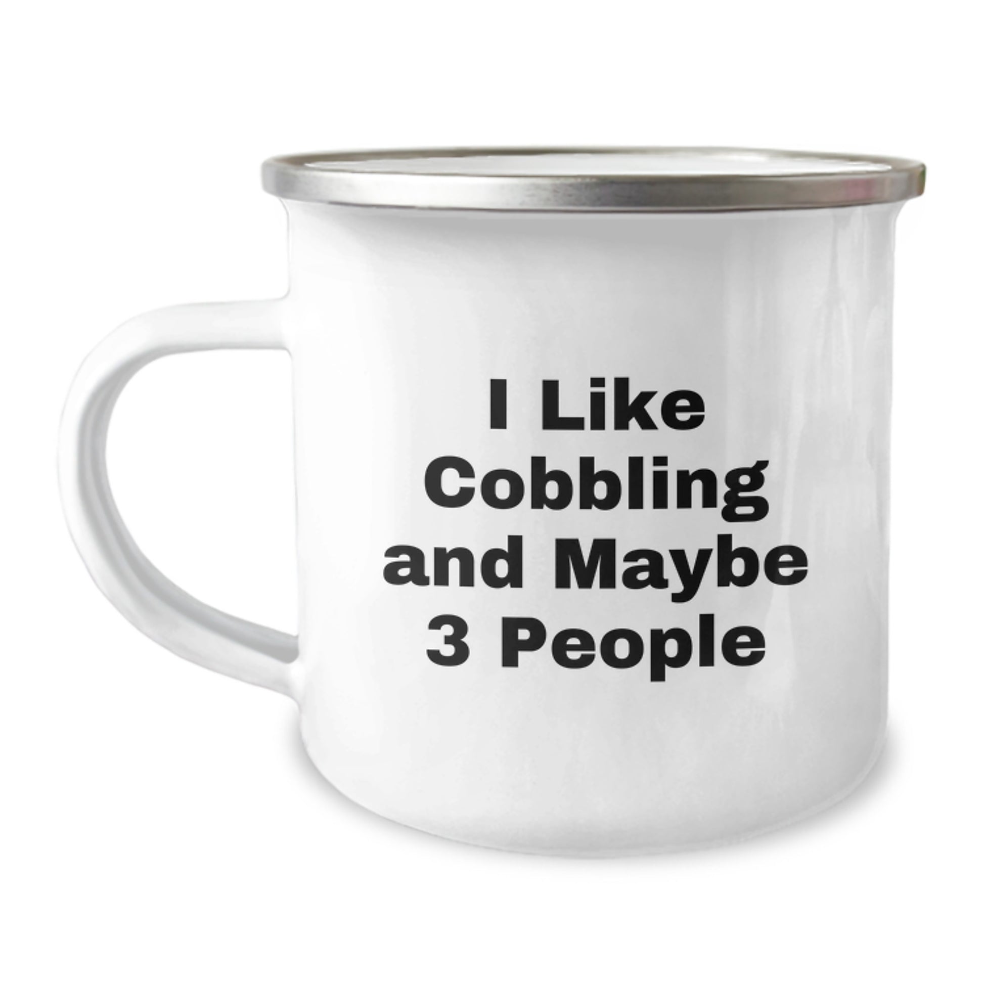 Cobbling Enthusiast Camping Mug, Funny Gift for Family and Friends from Men, Unique Mother's Day Unique Gifts - Image 1