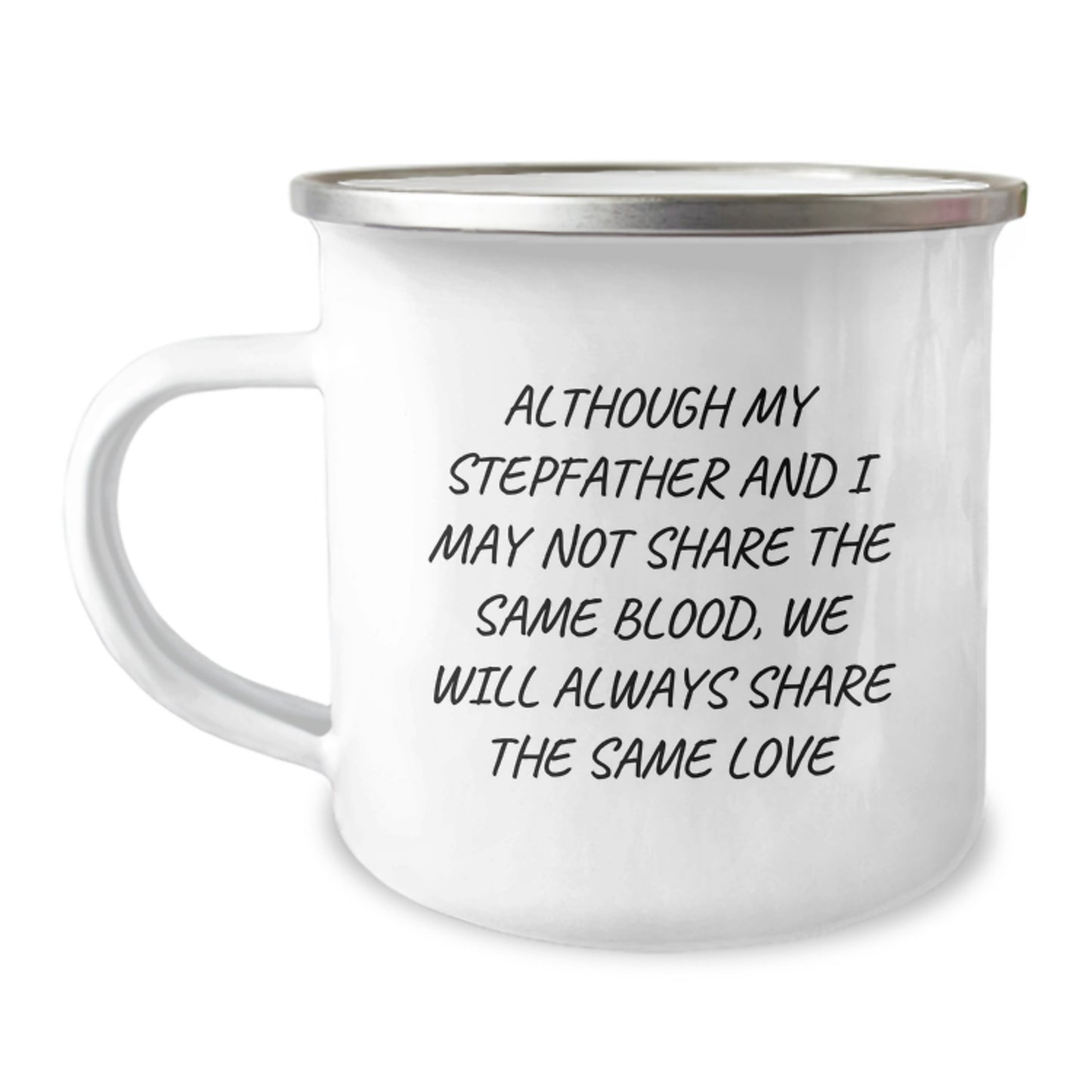 Funny Stepfather Gifts from Men to Men - Stepfather Camping Mug for Christmas Unique Presents - Image 1