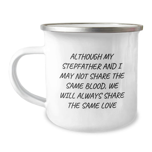 Funny Stepfather Gifts from Men to Men - Stepfather Camping Mug for Christmas Unique Presents - Image 1