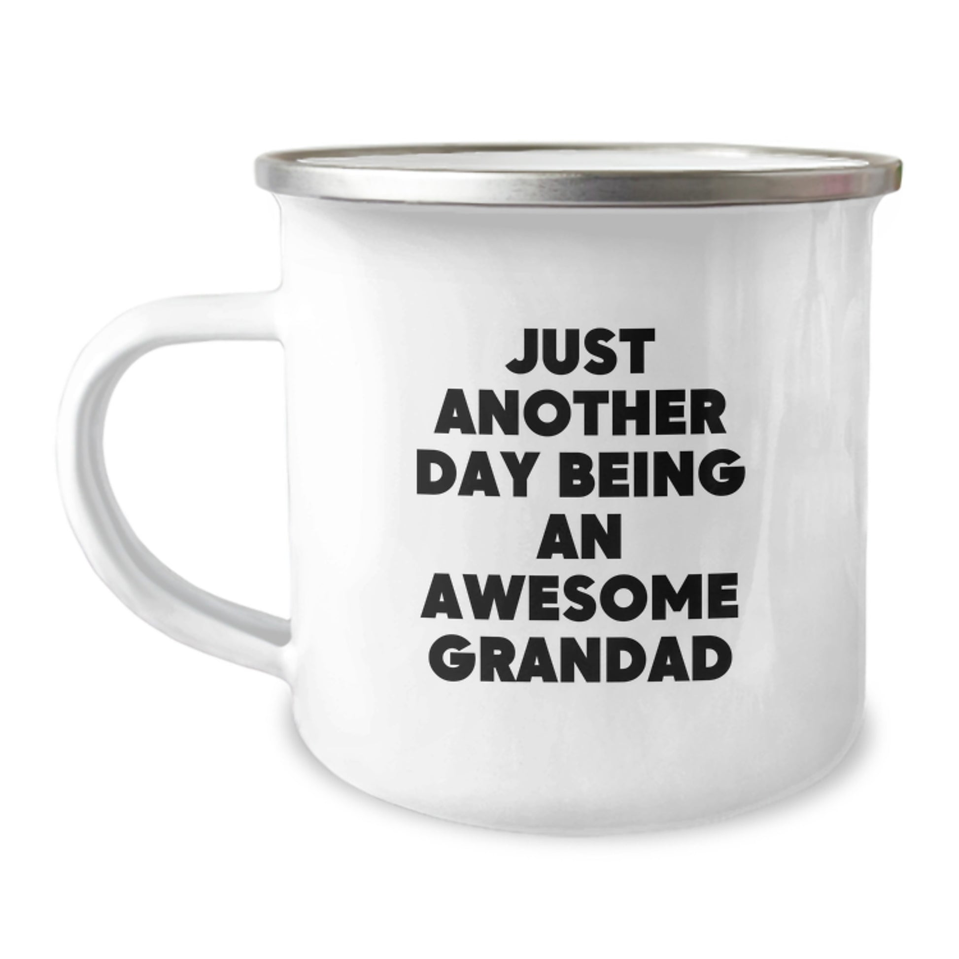 Funny Grandad Camping Mug Gifts from Men for Grandad Just Another Day Being An Awesome Grandad Christmas Unique Gifts - Image 1
