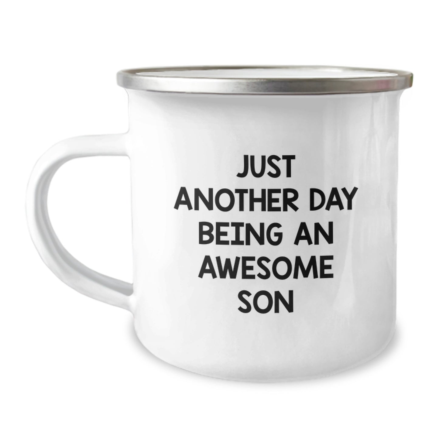 Funny Christmas Unique Gifts from Dad to Son, Camping Mugs for Men, Son's Humor Quote - Image 1