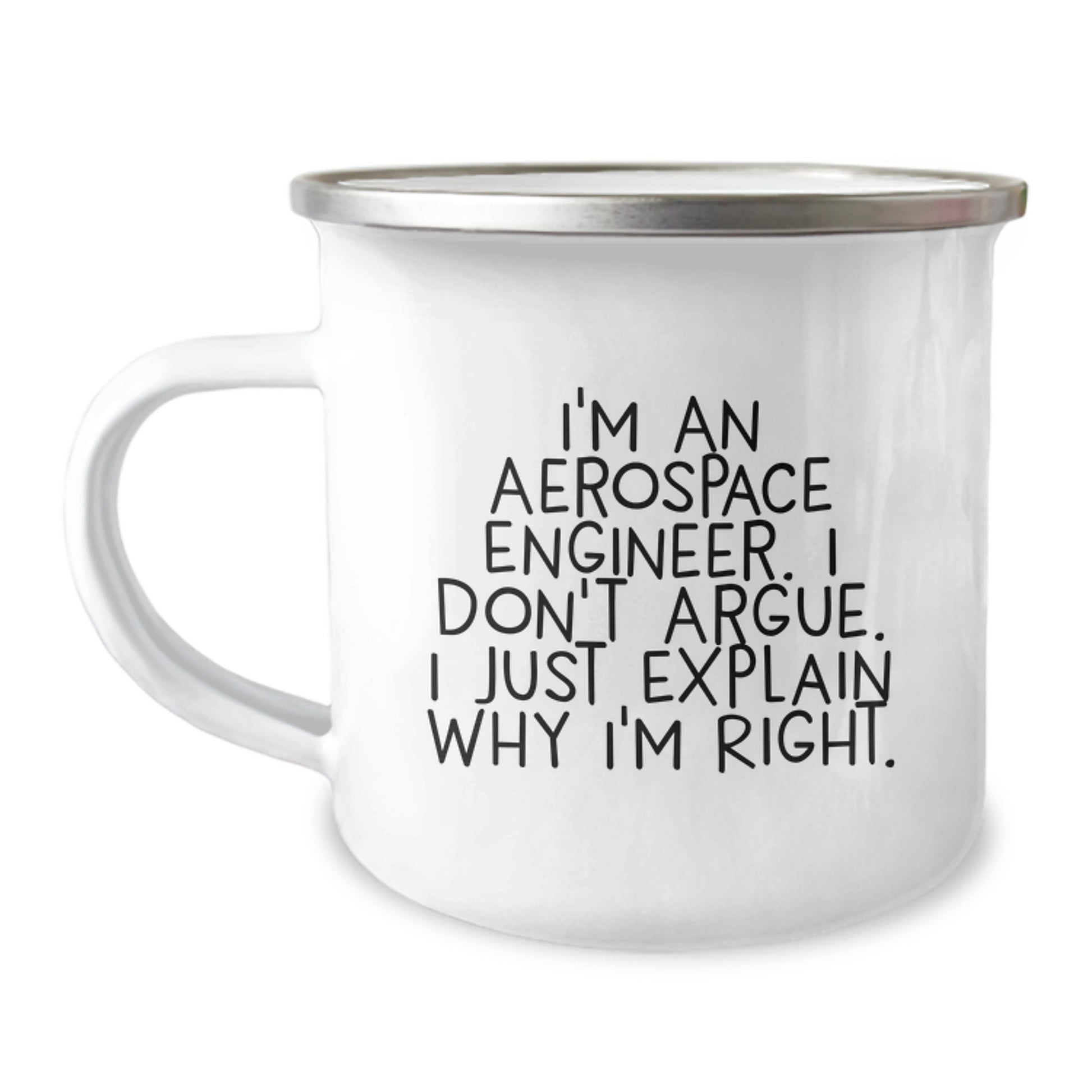 Birthday Gift Camping Mug for Her Present Aerospace Engineer I Don't - Image 1