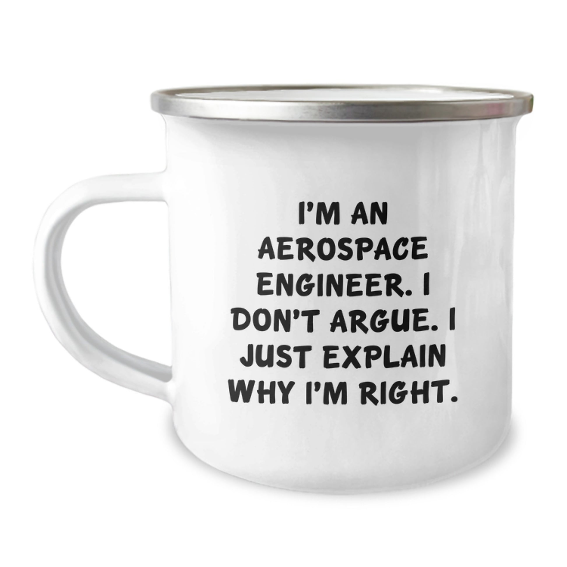 Aerospace Engineer Keepsake Camping Mug for Him Birthday Gift Stainless - Image 1