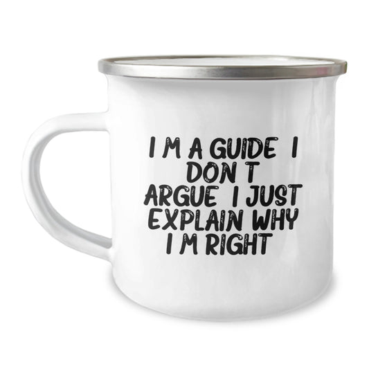 Funny Guide Gifts from Friends for Guide Men - Guide Christmas Unique Mugs for Camping Lover - Image 1