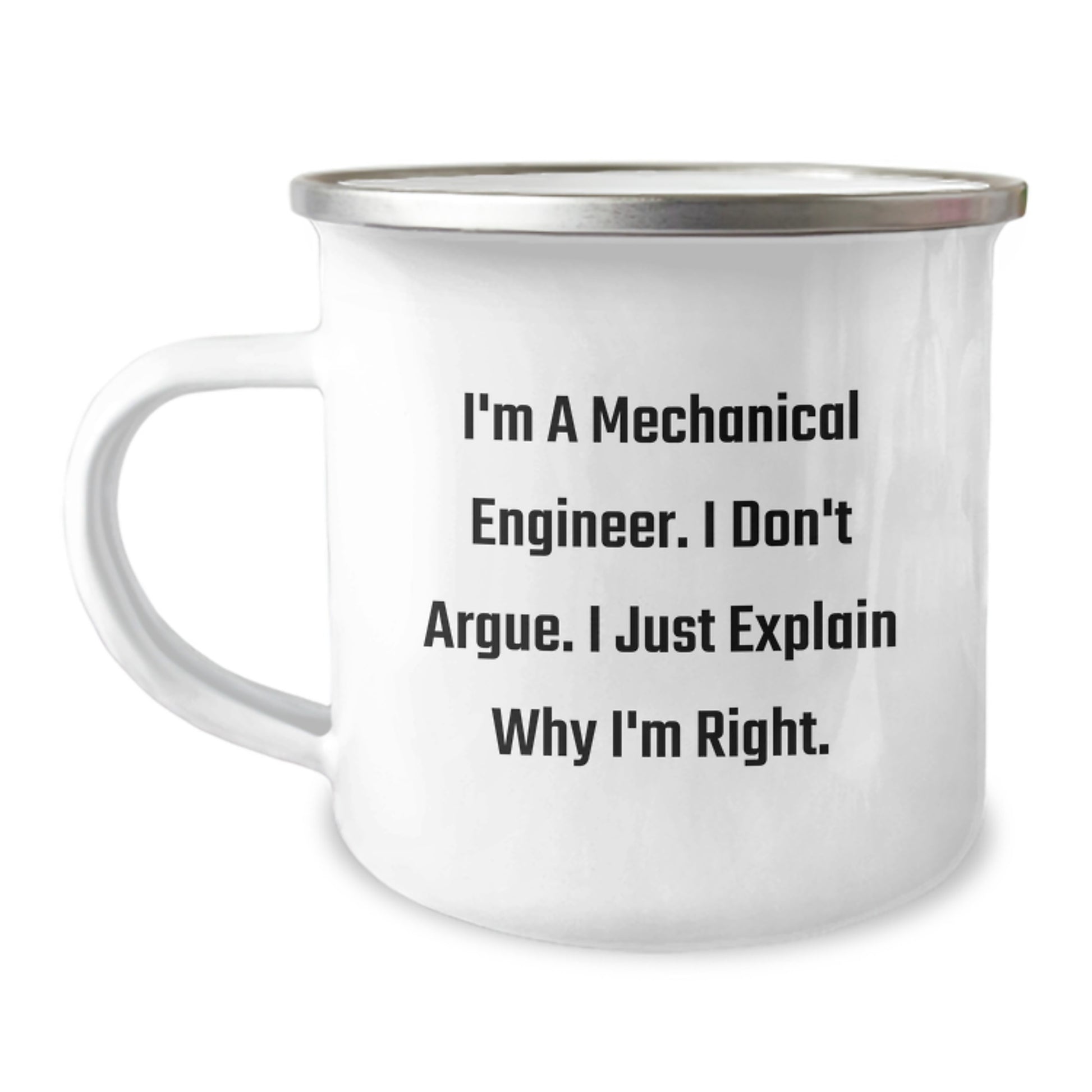 Funny Mechanical Engineer Camping Mug Gifts from Friends - Unique Birthday Unique Gifts for Men, Women, Family, Coworkers - Inspirational Mechanical Engineer Quote - Image 1