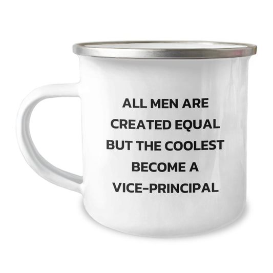 Funny Vice-principal Gifts from Friends, Vice-principal Camping Mug, Birthday Unique Gifts for Vice-principal Enthusiasts - Image 1