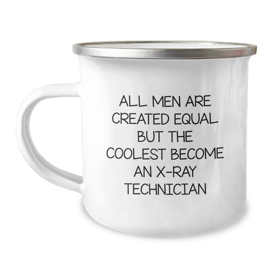 Funny X-Ray Technician Gifts for Valentine's - Unique Camping Mug from Men to X-Ray Technician Friends - Image 1