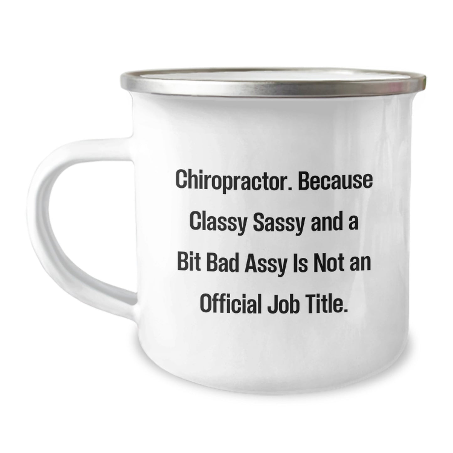 Chiropractor Camping Mug Gifts from Men, Women, or Friends for Chiropractor, Funny Quote, Unique Christmas Unique Gifts - Image 1