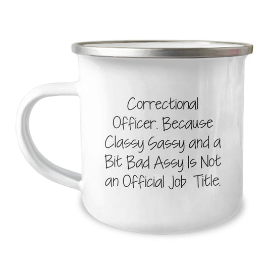 Correctional Officer Gifts, Funny Quote Mugs, Camping Mug for Graduation, Gifts from Coworkers, Gifts for Correctional Officer Men - Image 1