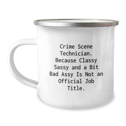 Funny Gifts from Family for Crime Scene Technician Camping Mug - Mother's Day Unique - Image 1