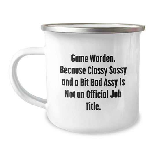 Game Warden Humor - Funny Gifts for Game Wardens - Unique Christmas Unique Gifts from Friends for Men - Camping Mug - Image 1