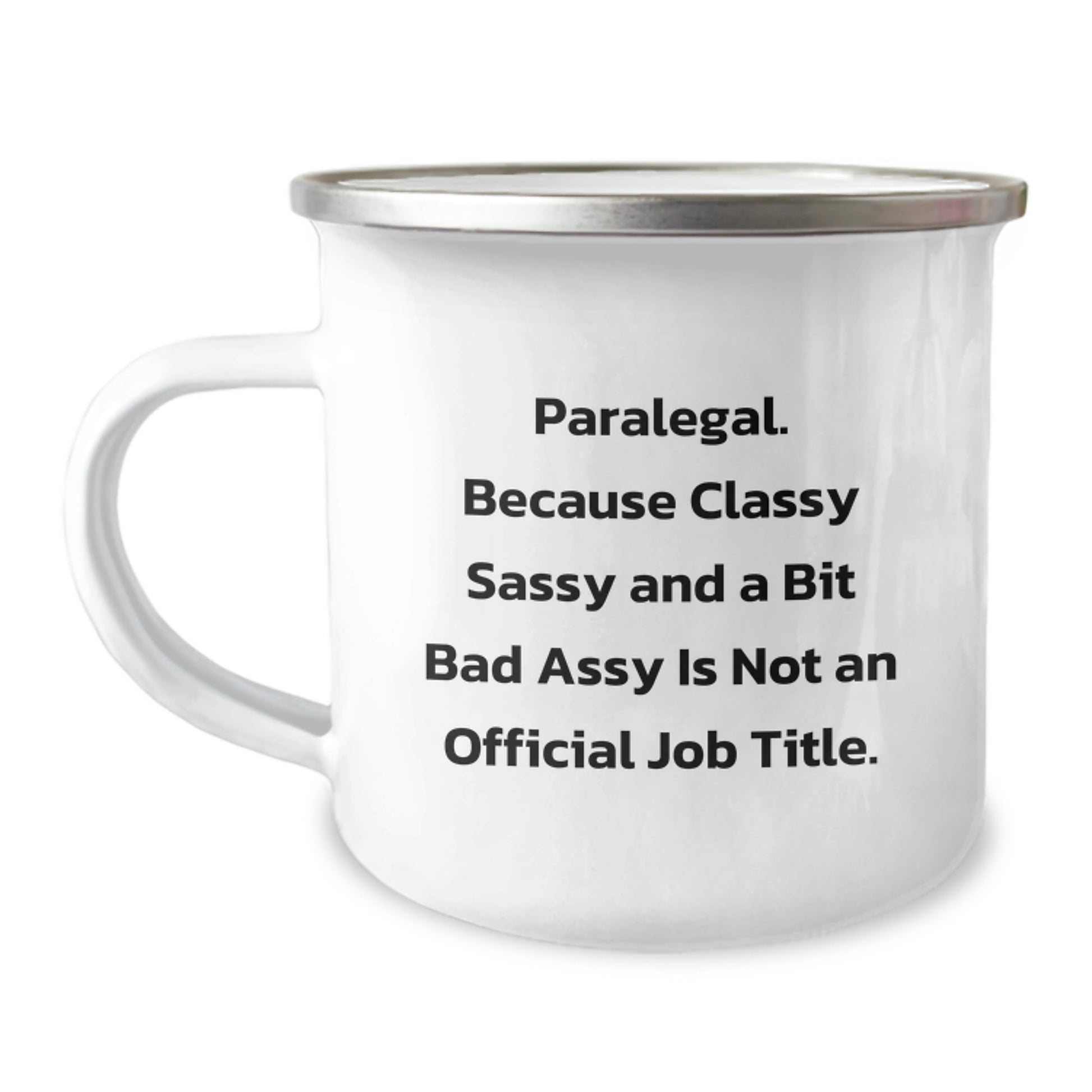 Funny Paralegal Gifts, Unique Paralegal Graduation Unique Gifts from Friends to Paralegal, Camping Mug for Paralegal Men or Women - Image 1