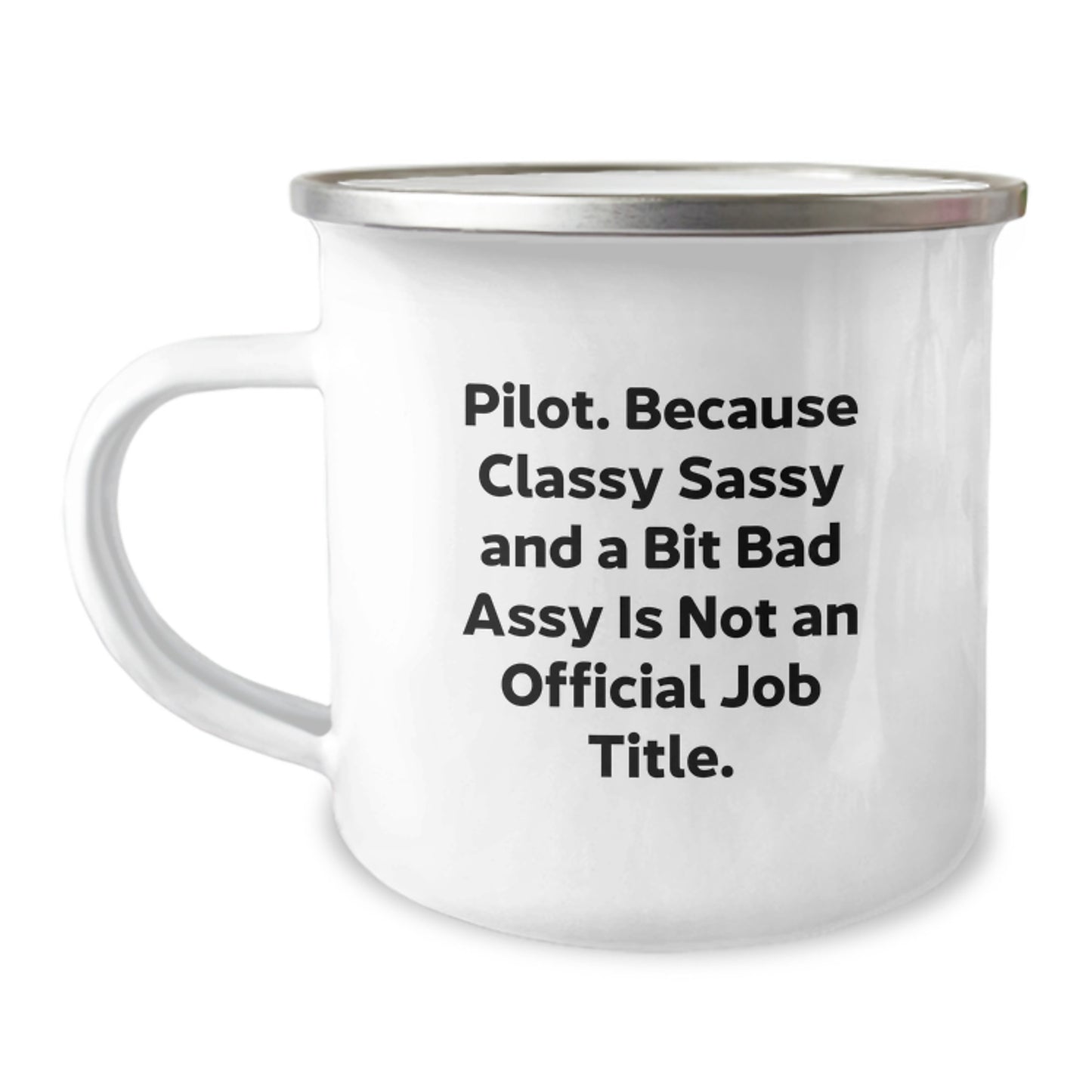 Pilot Keepsake Camping Mug for Him Birthday Gift – Classy Sassy - Image 1