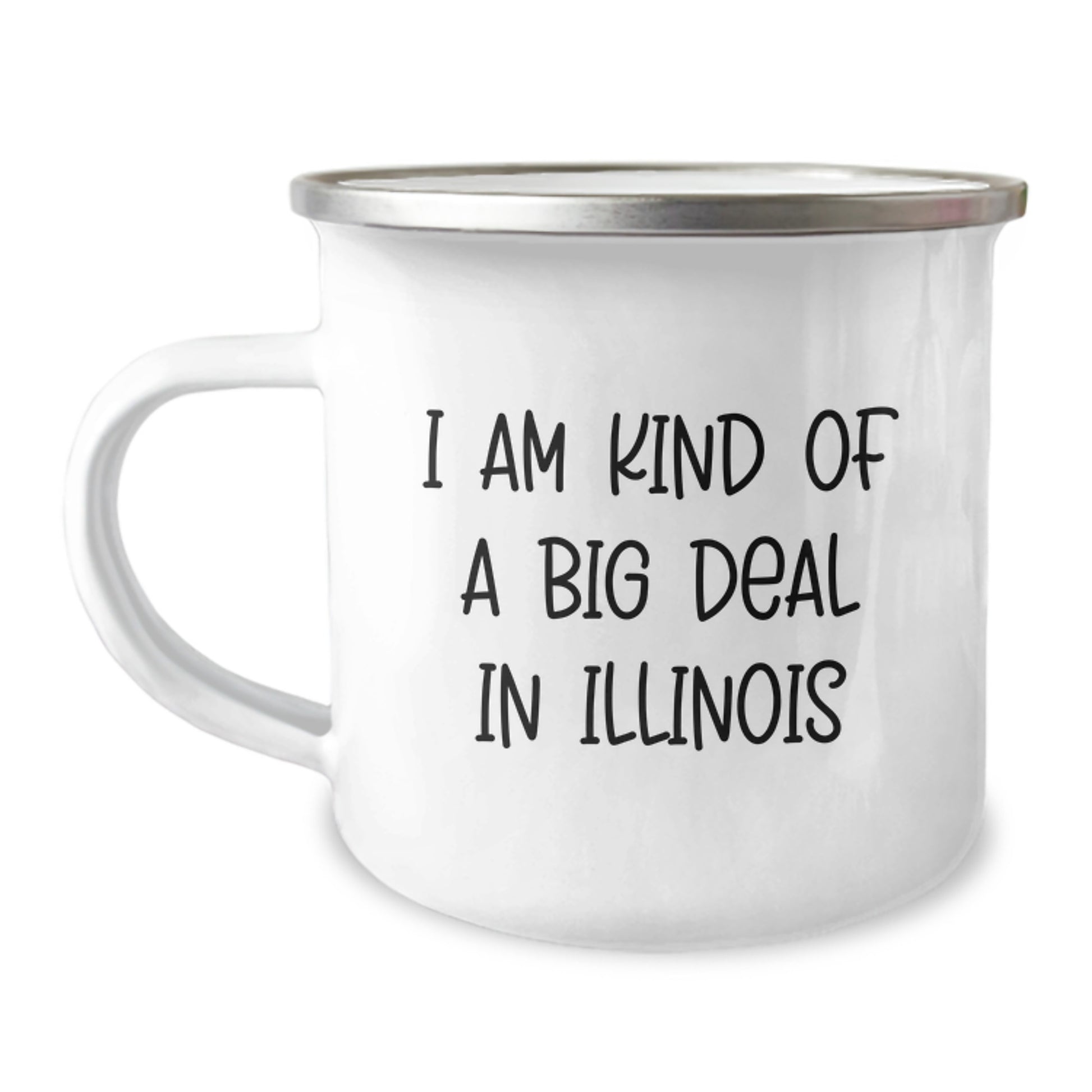 Gifts from Friends and Family for Illinois Camping Enthusiasts - 'I Am Kind Of A Prime Selection In Illinois' Funny Mugs for Christmas - Image 1
