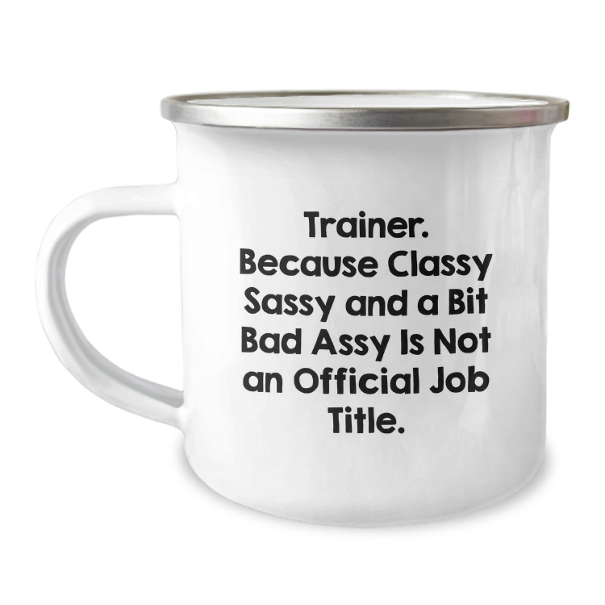 Training Day Gifts for Trainer, Funny Camping Mug for Graduation, Inspirational Quote, Gifts from Friends and Family - Image 1