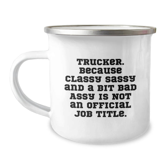 Trucker Gifts from Friends Funny Christmas Unique Mugs for Trucker Lovers - Image 1