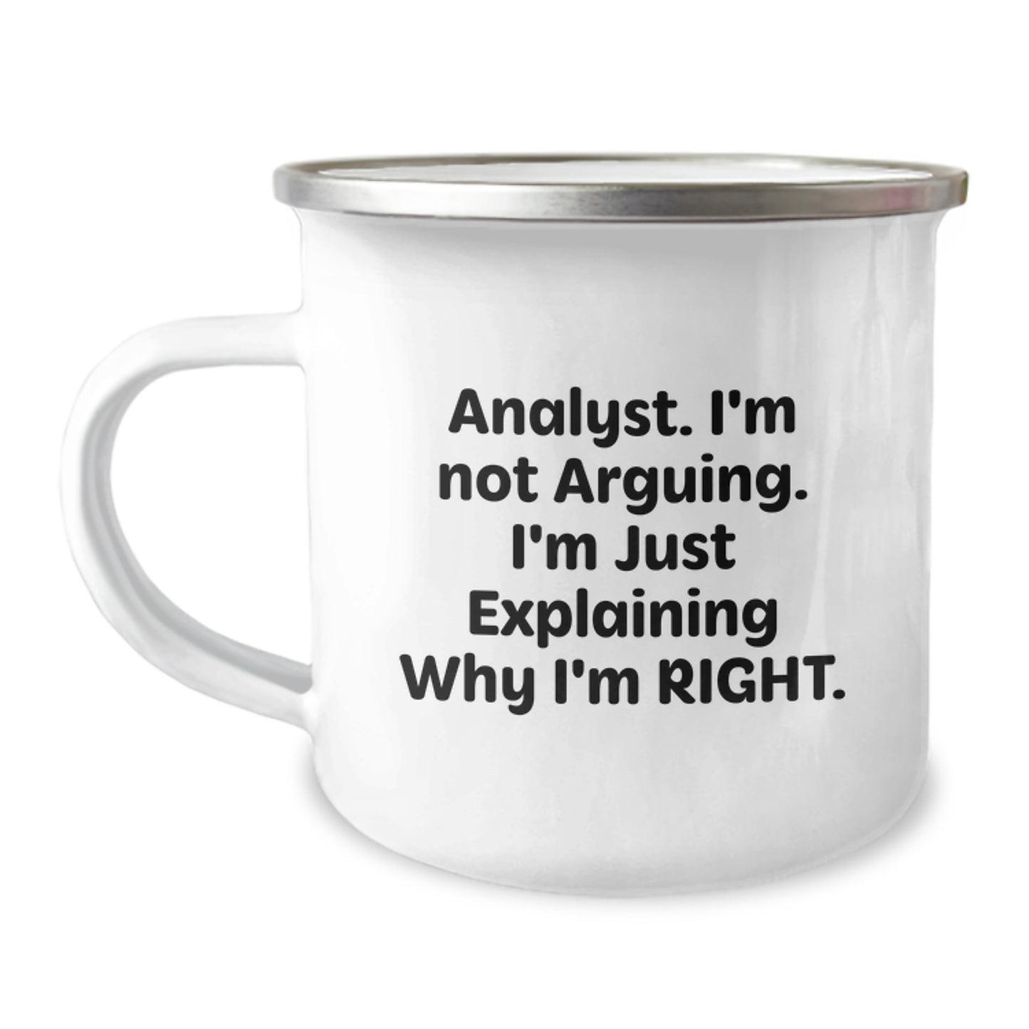 Funny Analyst Gifts for Mom, Unique Camping Mugs with Inspirational Quote from Gifts from Family, Perfect for Analyst Women, Men, Friends, Coworkers, Family - Image 1
