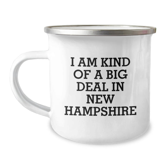Funny Gifts from Friends to Family in New Hampshire, Camping Mug I Am Kind Of A Prime Selection In New Hampshire Birthday Unique Gifts - Image 1