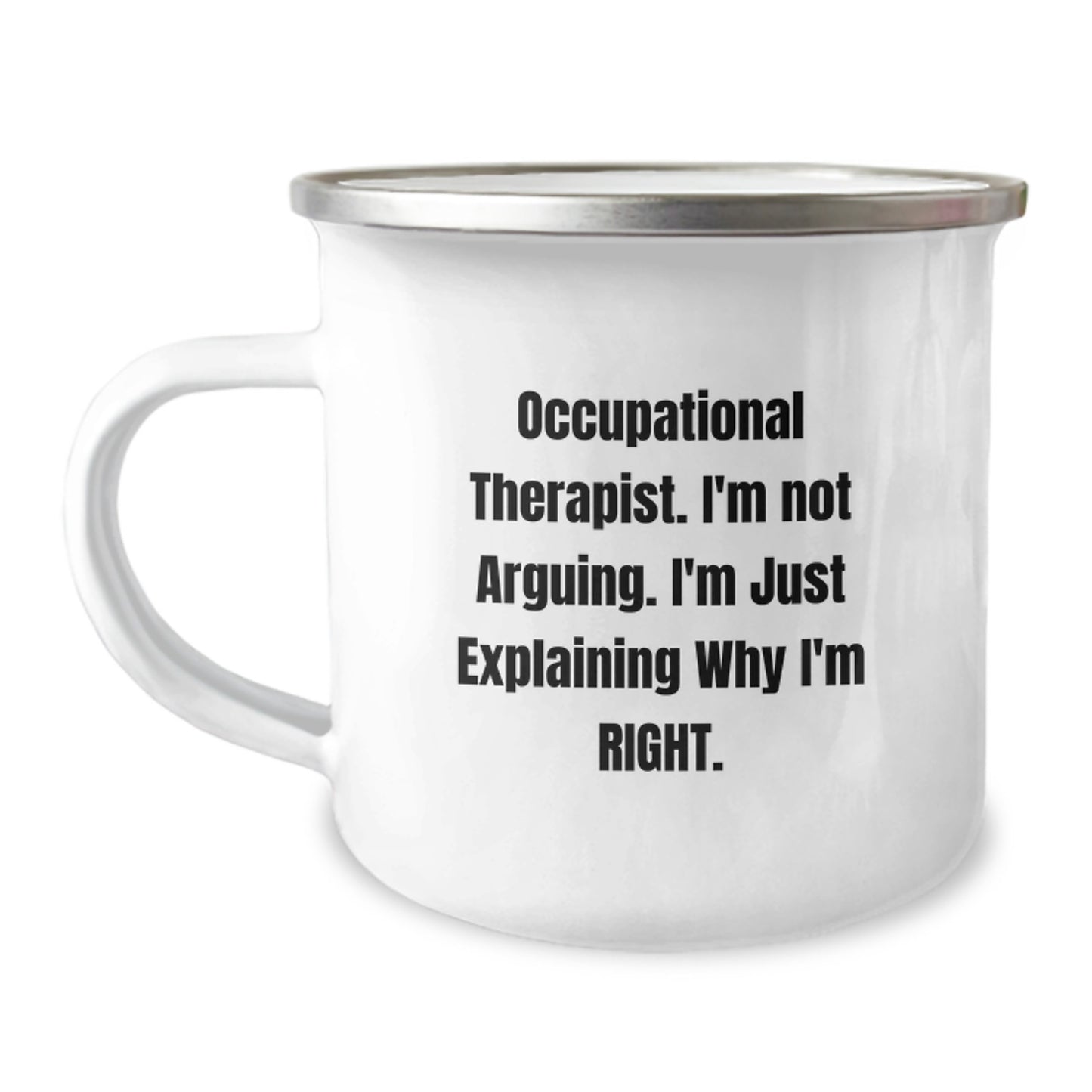 Occupational Therapist Keepsake Camping Mug for Him Birthday Gift - Image 1