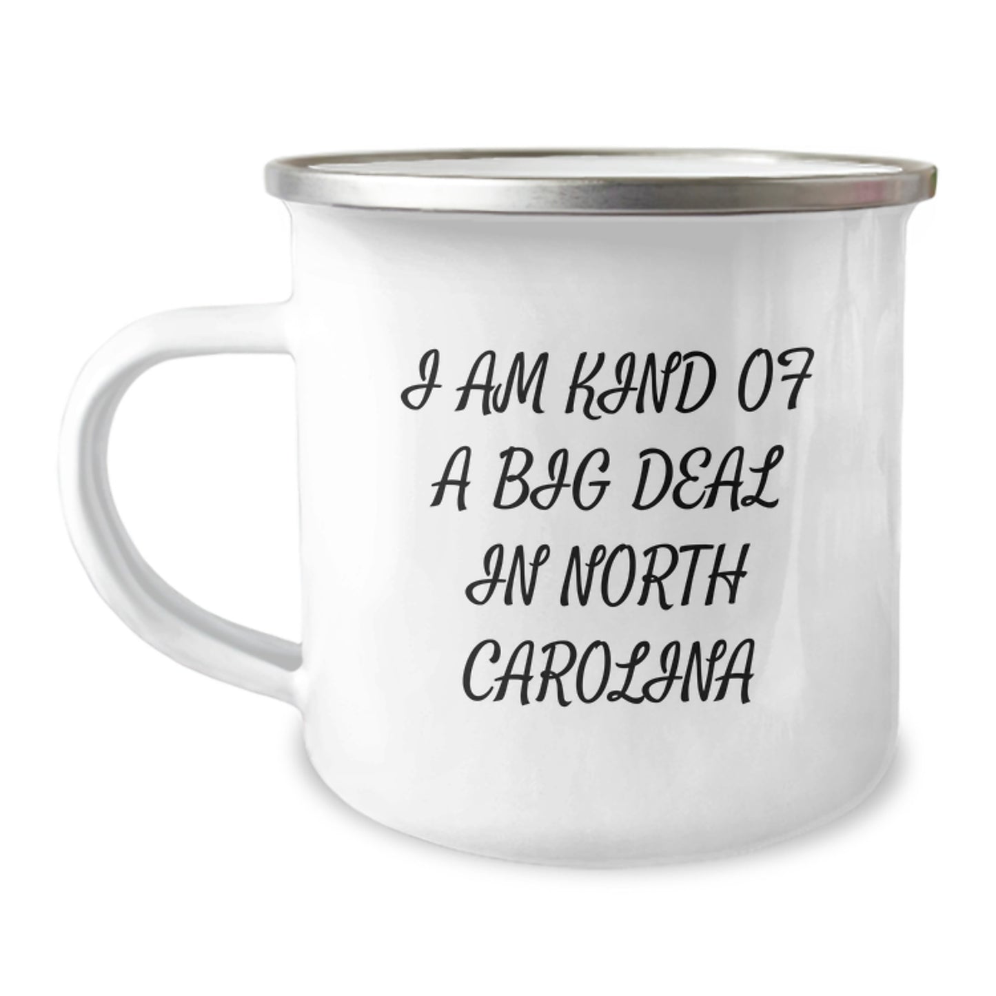 Funny North Carolina Camping Mug Gifts for Men Friends Family from Tar Heel State - Birthday Unique - Image 1