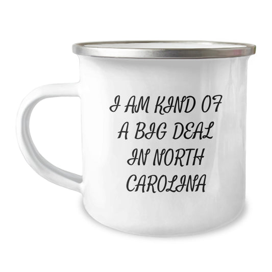 Funny North Carolina Camping Mug Gifts for Men Friends Family from Tar Heel State - Birthday Unique - Image 1