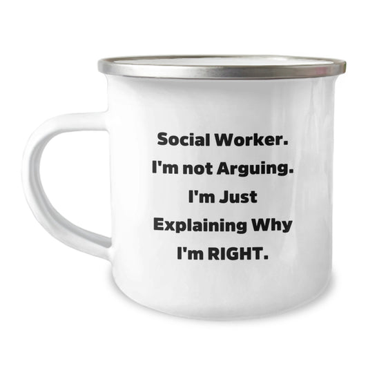 Gifts from Coworkers to Social Workers - Funny Camping Mug for Mother's Day Unique Gifts - Image 1