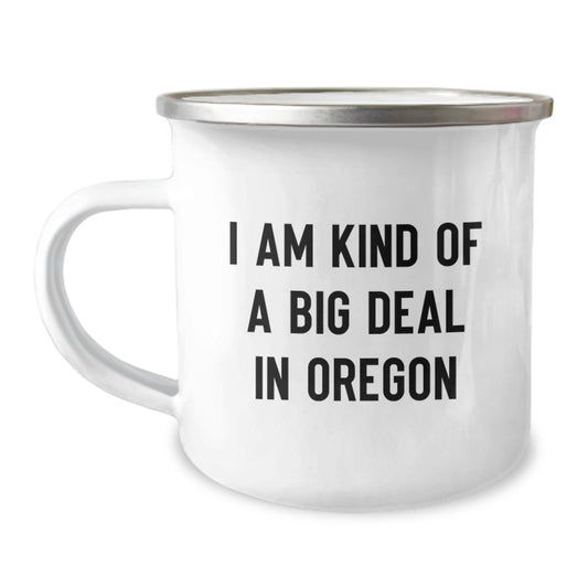 Oregon Camping Mug Funny Quote Gifts for Oregon Men from Friends Birthday - Image 1