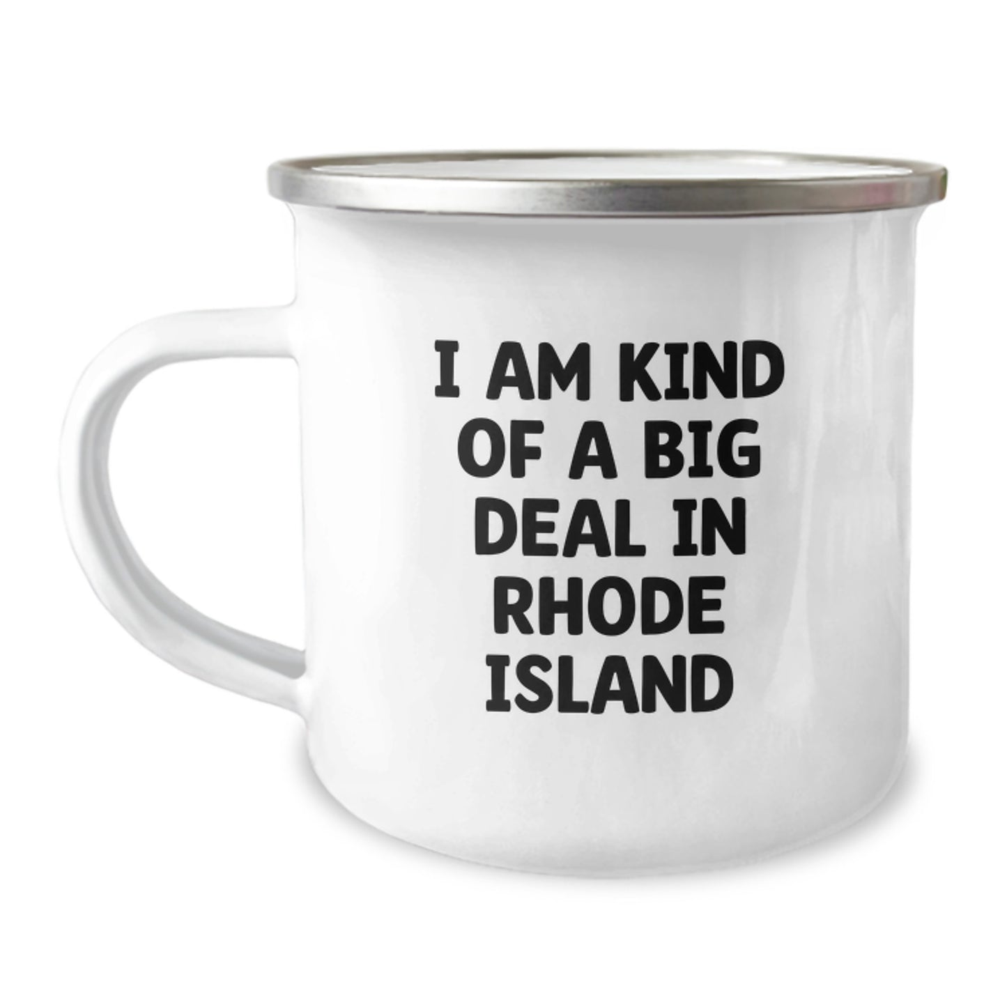 Rhode Island Camping Mug - Funny 'I Am Kind Of A Prime Selection' Gift for Birthday Friends from Men - Image 1