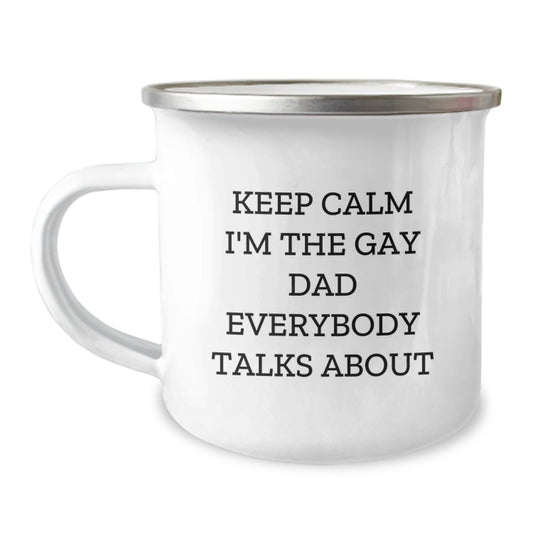 Funny Dad Camping Mug Gifts from Men for Graduation Unique Dad - Image 1