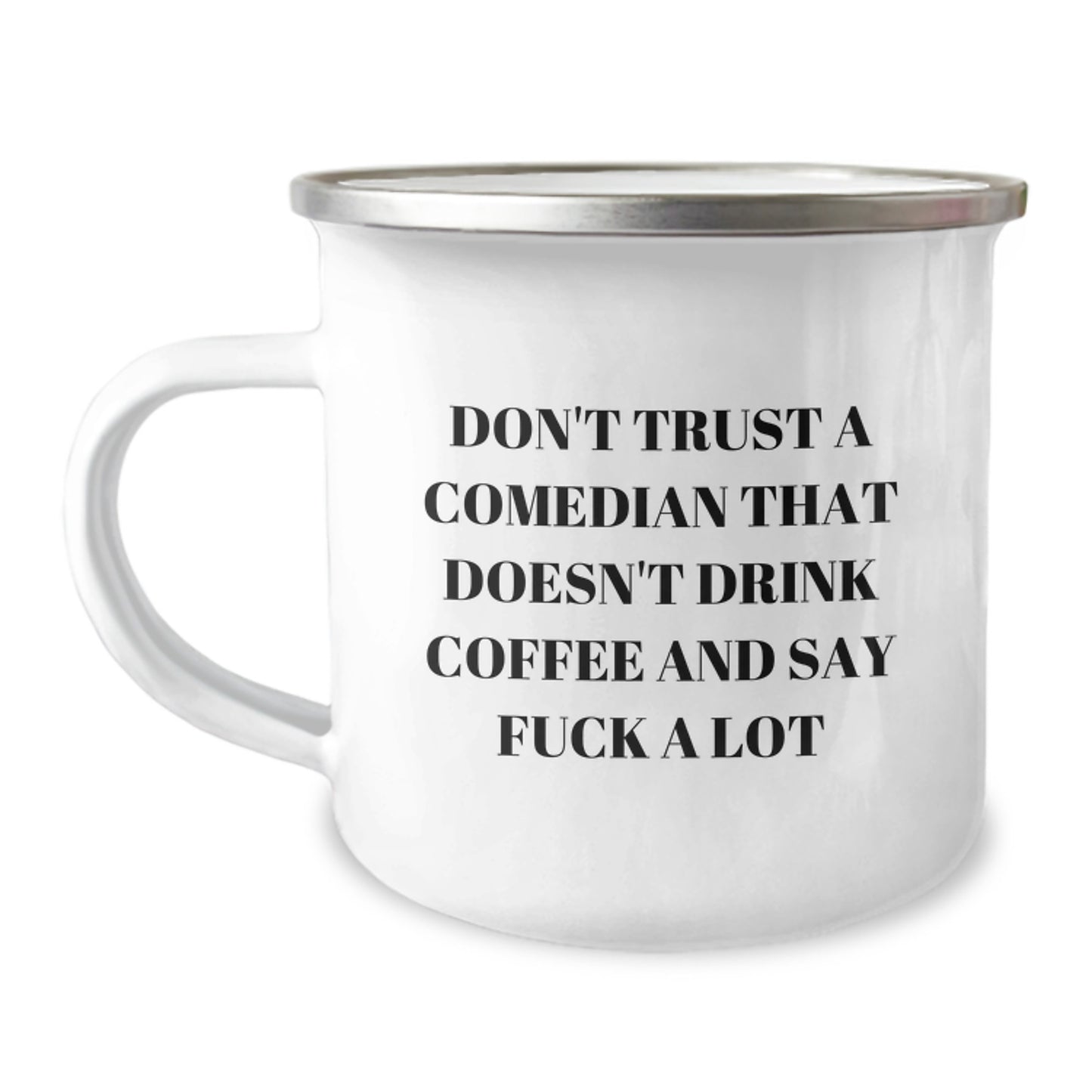 Funny Comedian Gifts from Friends, Comedian Mug for Men, Don't Trust a Comedian That Doesn't Drink Coffee and Say F**k a Lot, Graduation Unique Gifts - Image 1