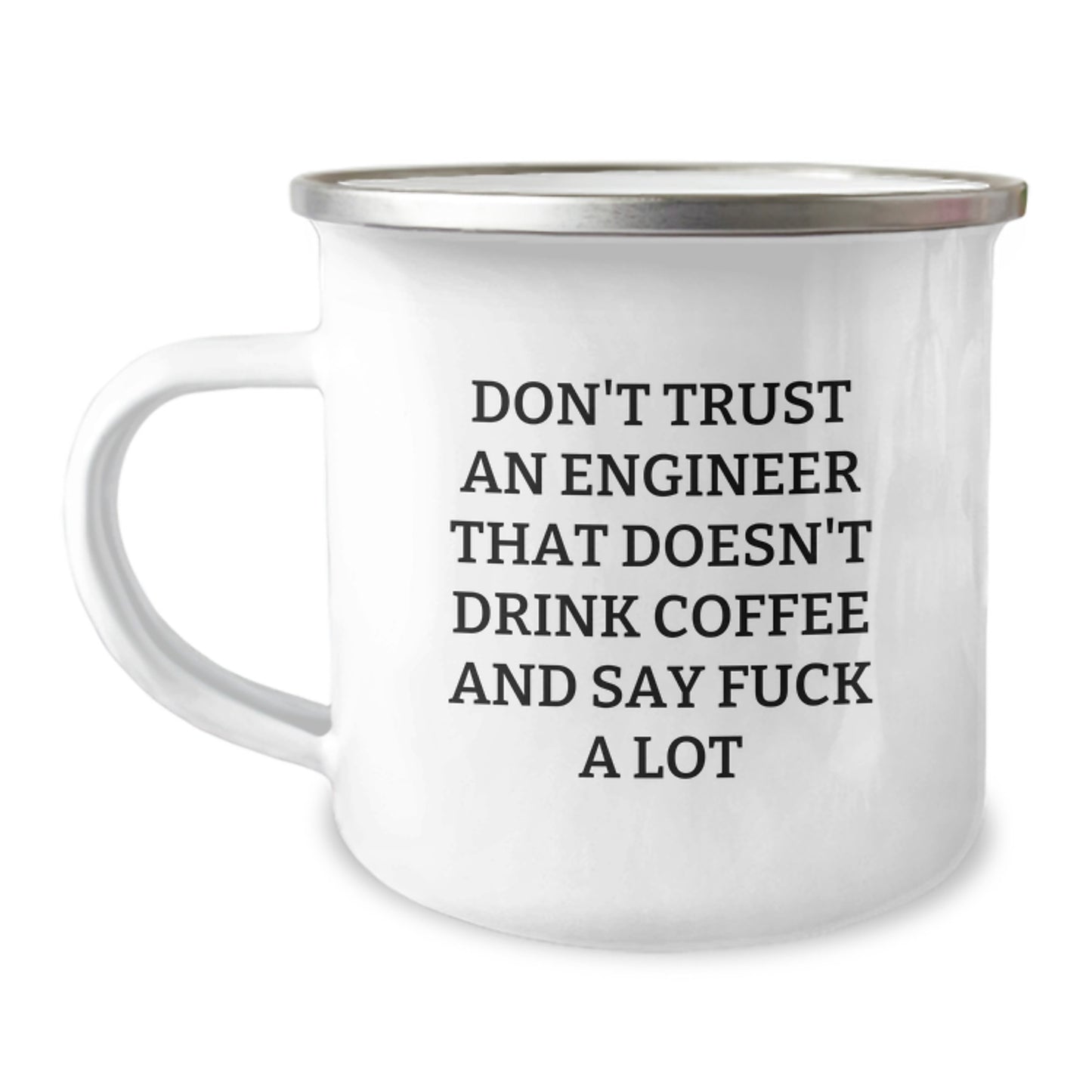Funny Engineer Gifts for Mom Engineer Funny Camping Mug - Coffee Lover's Quote - Image 1
